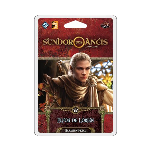 Galápagos, O Senhor dos Anéis: Card Game - Elfos de Lórien (Baralho Inicial), Jogo de Cartas para Amigos, 1 a 4 jogadores, 30 – 90 min, Multicor